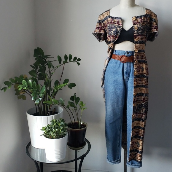 Liz Claiborne Dresses & Skirts - Vintage Ethnic Printed Button Front Dress